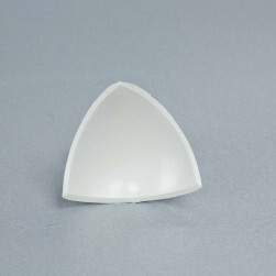 Jonction interne 3D Blanche pour congé d'angle PVC