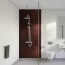 Panneau mural pour douche PVC imitation Béton Poli / Calcaire