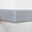 Angle externe pour lisse de protection murale Polyéthylène Grise monté