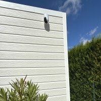 Cornières finitions abri extérieur blanc