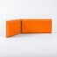 Angle interne pour lisse de protection murale Polyéthylène orange tranche