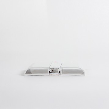 parechoc 150 mm pvc tranche avec cache vis a