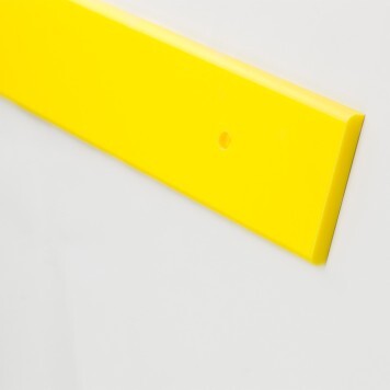 Lisse de protection Polyéthylène jaune