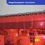 Rideau standard rouge transparent sur mesure 2