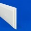 Lisse de protection murale Polyéthylène blanche tranche