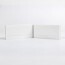 Angle externe pour Plinthe Polyéthylène blanche dos