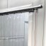 Rideau à lanières PVC coulissant trafic intensif standard neutre (579)