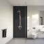 Panneau mural décoratif intérieur PVC Satiné Noir "Dakota" Altro Whiterock Satins pour salle de bain