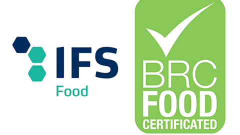 Logo référentiels IFS et BRC FOOD