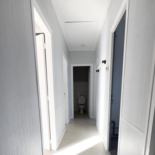 Plafond couloir avant rénovation 2
