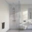 Panneau mural PVC Béton Gris Clair ou Pierre Grise pour salle de bain