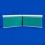 Angle interne pour plinthe Polyéthylène verte face