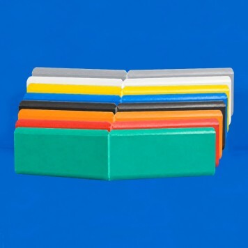 Angle Externe pour Lisse de protection murale Polyéthylène sur mesure a