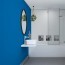 Panneau mural décoratif intérieur PVC Satiné Bleu "Ozone" Altro Whiterock Satins pour salle de bains 3