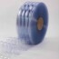 Rouleau 50m lanière PVC Grand Froid nervuré azuré bleu 300mm x 7mm