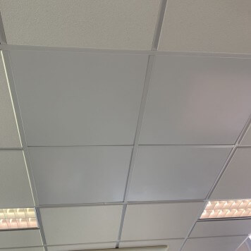 Dalle Faux plafond PVC 10mm 595x595mm