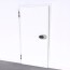 Porte Pivotante Economique pour Chambre Froide Positive RAL 9010 - Ouverture Tirant Gauche