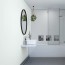 Panneau mural décoratif intérieur PVC Satiné Vert blanc "Seofam" Altro Whiterock Satins pour salle de bain 3