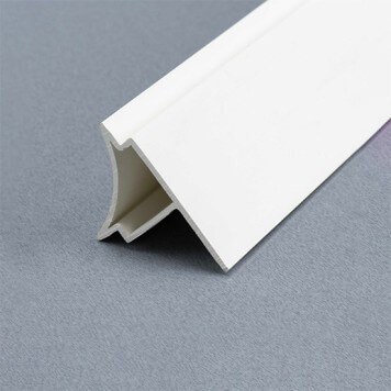 Joint PVC rigide pour liaison plinthe béton et panneau