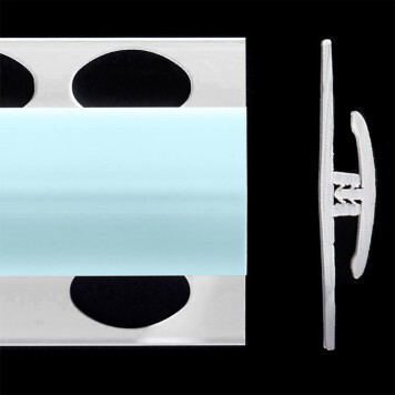 Profilé de jonction bleu vert mint 2 parties pour panneaux muraux ALTRO de 2,5 mm d'épaisseur