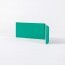 Angle interne pour lisse de protection murale Polyéthylène verte tranche