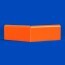 Angle externe pour Plinthe Polyéthylène orange face a