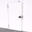 Porte Pivotante pour Chambre Froide Négative RAL 9010 - Ouverture Tirant Gauche