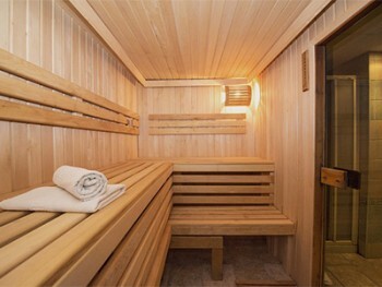 Sauna traditionnel finlandais en bois