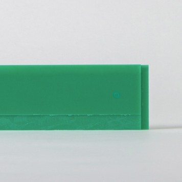 Plinthe en Polyéthylène verte dos a
