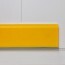 Plinthe à joints souples Polyéthylène jaune posée