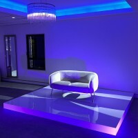 podium en plaques de pvc