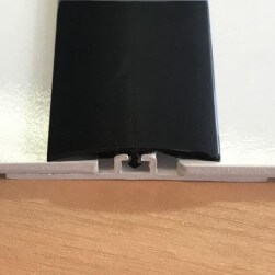 Profilé de jonction noir pour plaques de 2 à 3 mm d'épaisseur