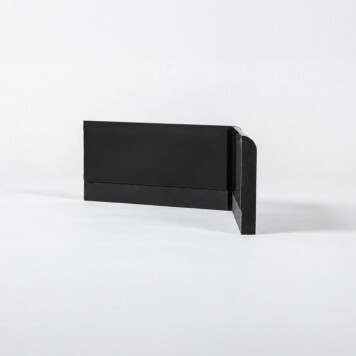 Angle externe pour Plinthe Polyéthylène noire tranche
