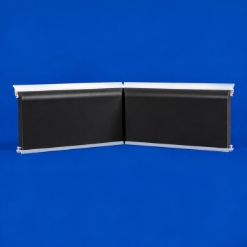 Angle interne pour plinthe Polyéthylène noire face