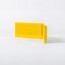 Angle externe pour Plinthe Polyéthylène jaune tranche