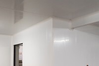 plafond rénové avec jonction externe en pvc