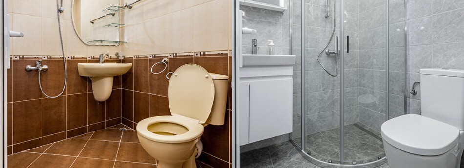 salle de bains avant après