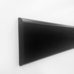 Lisse de protection Polyéthylène Noire - longueur 2 mètres
