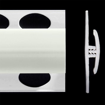 Profilé de jonction blanc vert spa 2 parties pour panneaux muraux ALTRO de 2,5 mm d'épaisseur