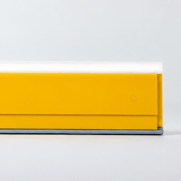 Plinthe à joints souples Polyéthylène jaune dos