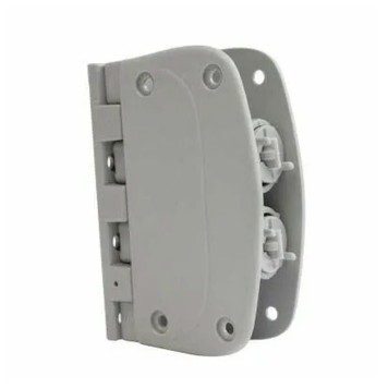 Porte Va et Vient polyéthylène bleu - 2 Vantaux - charnière 4521 blocage 90°