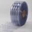 Rouleau 50m lanière PVC Standard nervuré azuré bleu 200mm x 6mm