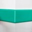 Angle interne pour lisse de protection murale Polyéthylène verte monté