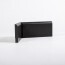 Angle interne pour plinthe Polyéthylène noire tranche