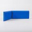 Angle interne pour lisse de protection murale Polyéthylène Bleue tranche