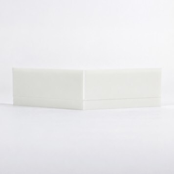 Angle interne pour plinthe Polyéthylène blanche dos a