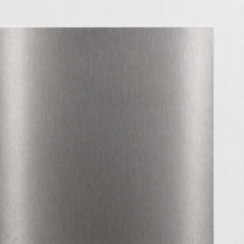 plaque en inox 300 x 125 face