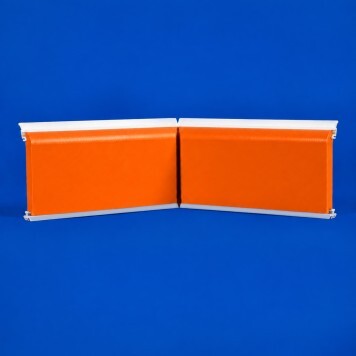 Angle interne pour plinthe Polyéthylène orange face