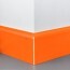 Angle externe pour Plinthe Polyéthylène orange monté