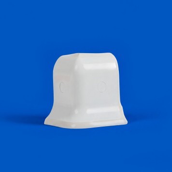 Angle externe blanc PH2E avec bouchons a
